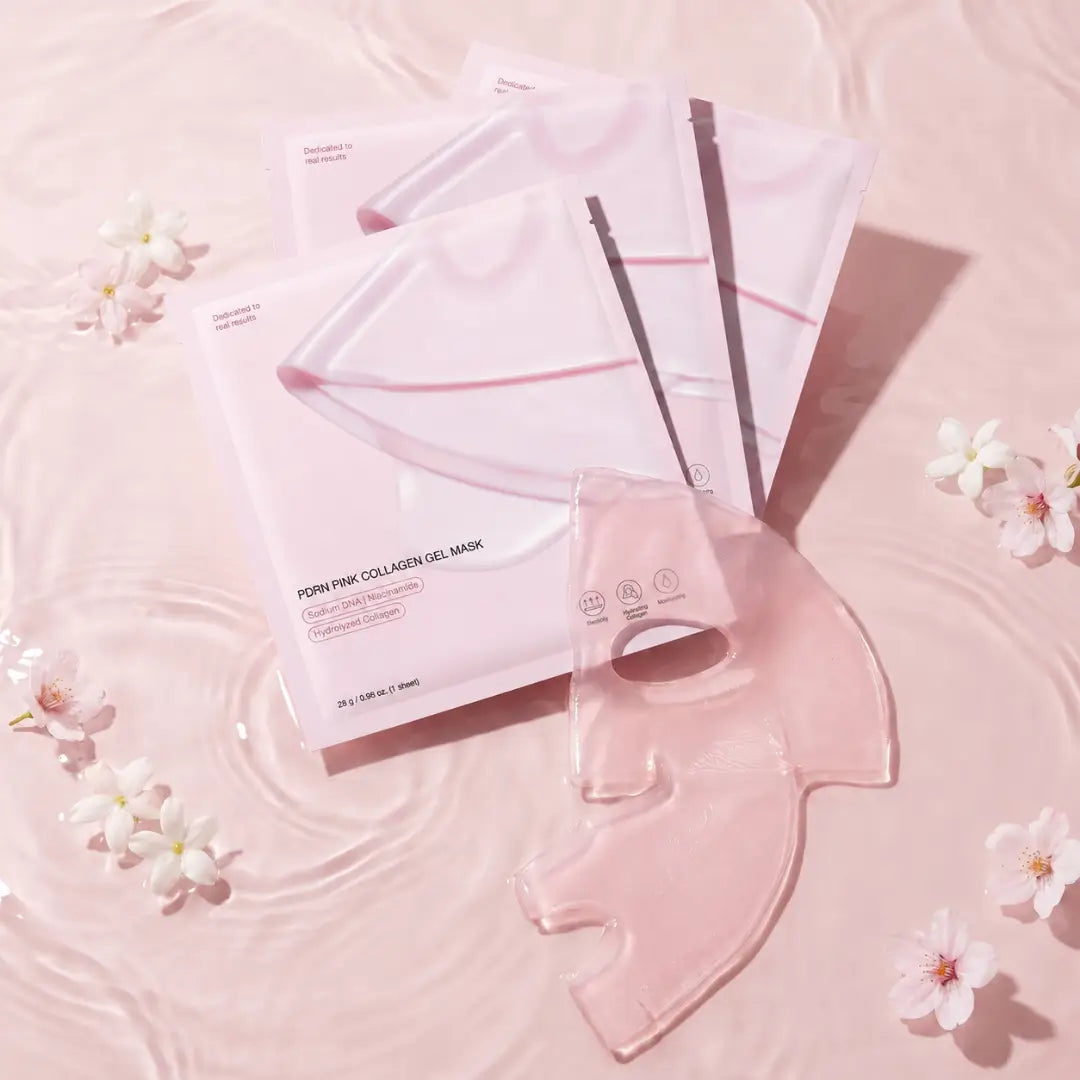 PDRN Pink Collagen Gel Mask -4 Pack