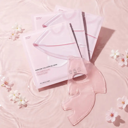 PDRN Pink Collagen Gel Mask -4 Pack