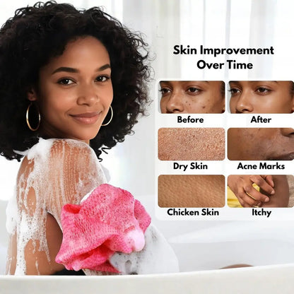 African Exfoliating Net Sponge