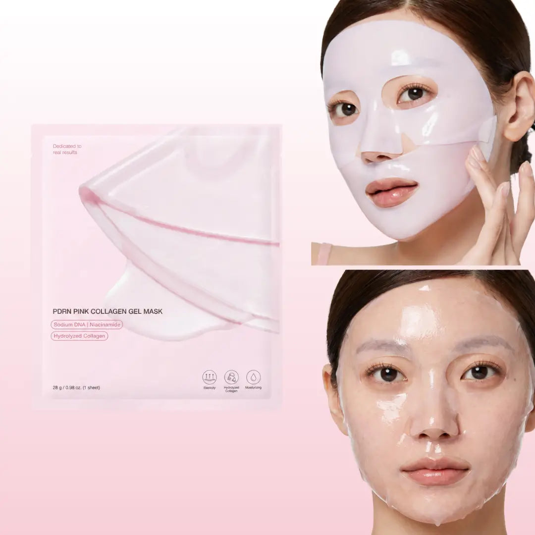 PDRN Pink Collagen Gel Mask -4 Pack