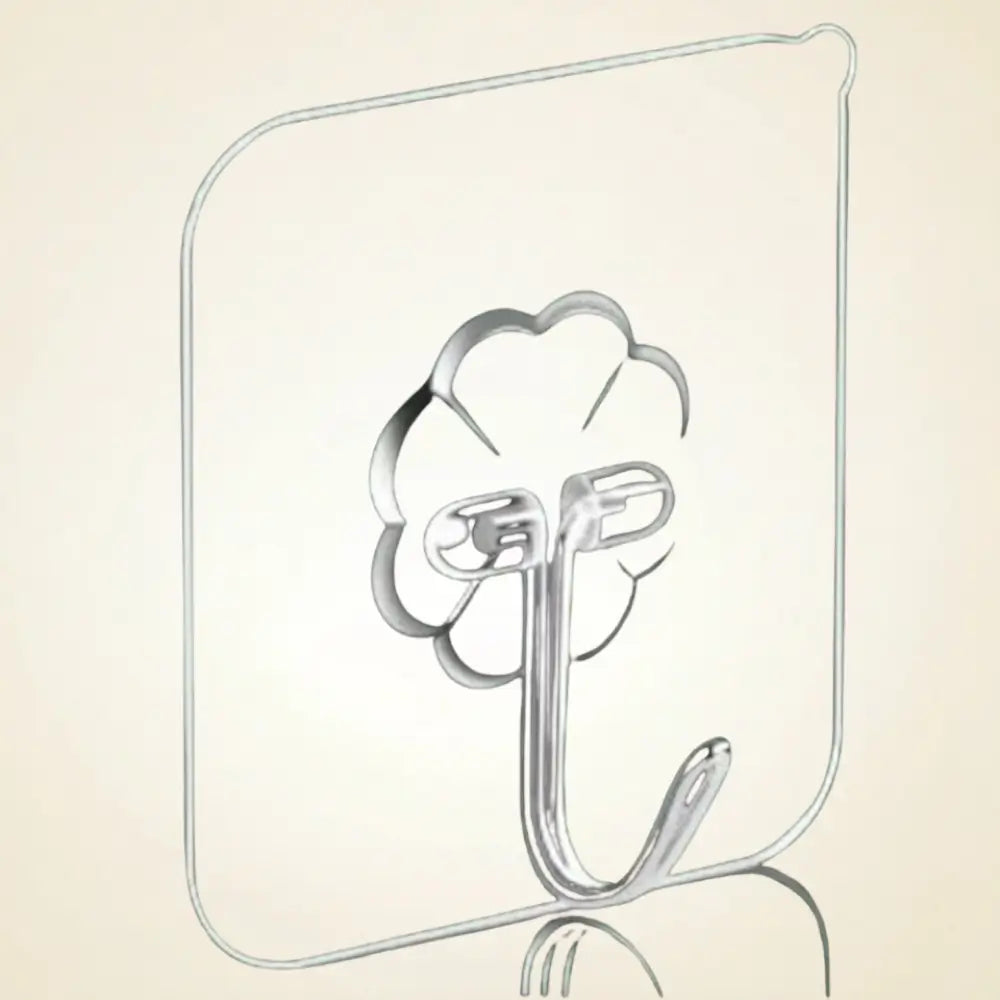 Clear Adhesive Hook