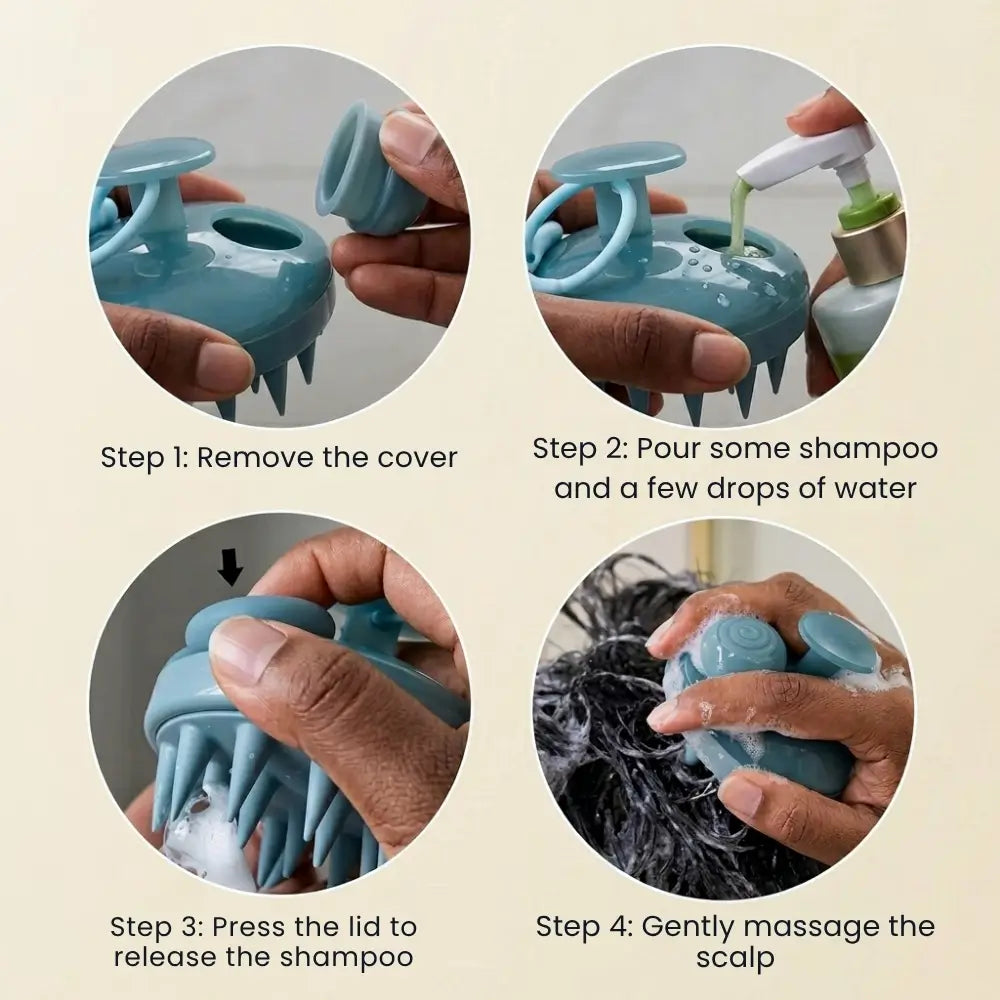 Hair Scalp Scrubber Shampoo Brush