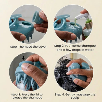 Hair Scalp Scrubber Shampoo Brush