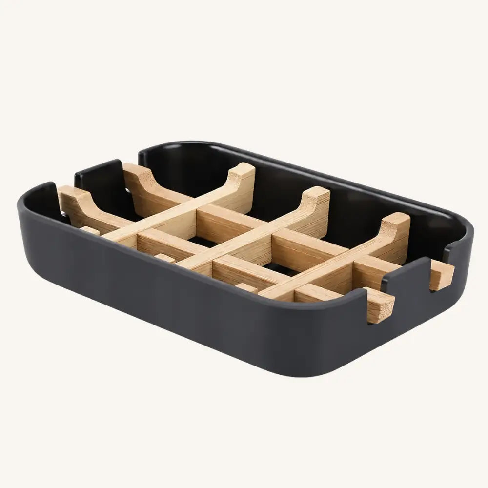 Bamboo Self-Draining Soap Dish