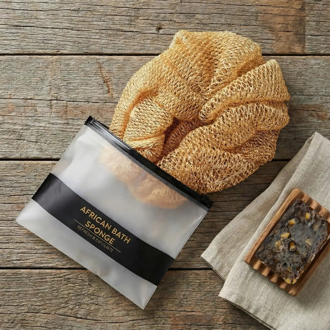 African Exfoliating Net Sponge